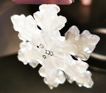 Schneeflocken Anhänger für Weihnachtsbaum